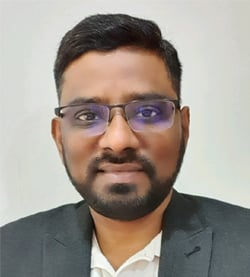 An image of our CTO, Bala Kishore Pasumarthi
